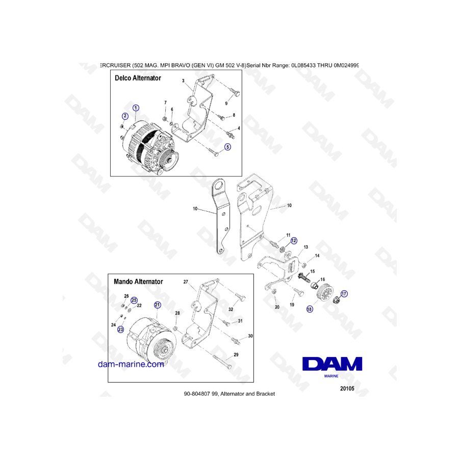 MERCRUISER 502 MAG MPI -