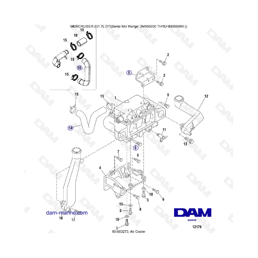 MERCRUISER D1.7L DTI - Cool air