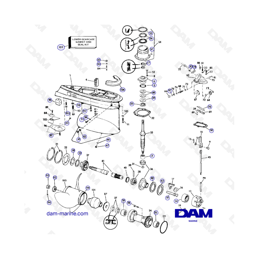 Base OMC 400 - Base inferior