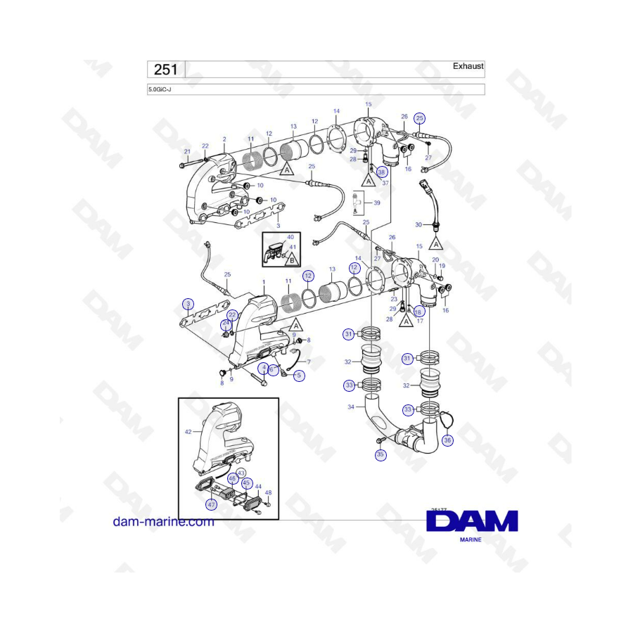 Volvo Penta 5.0L GI - Escape