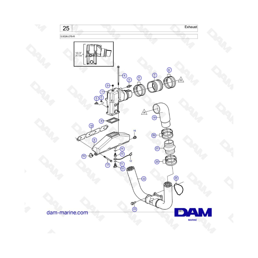 Volvo Penta 5.0L GXI - Escape