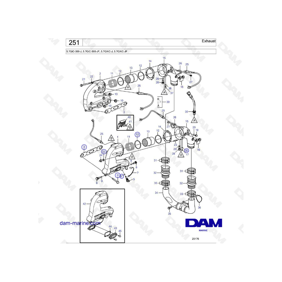 Volvo Penta 5.7L GXI - Escape