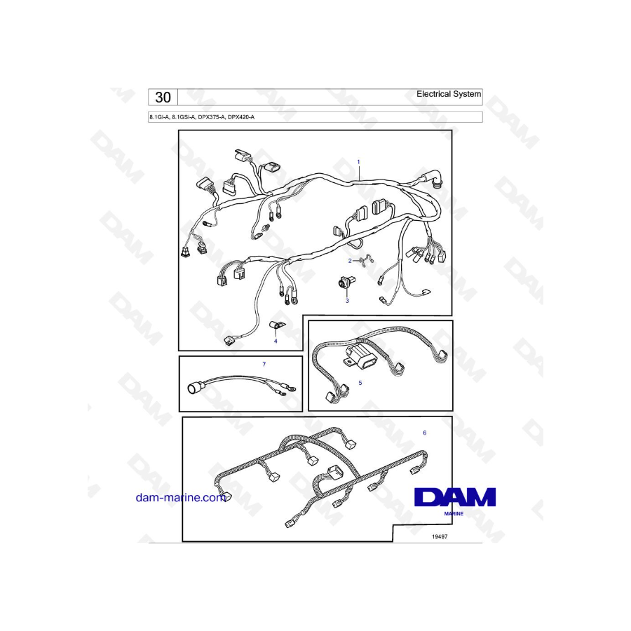 Volvo penta 8.1L GI - Electrical System