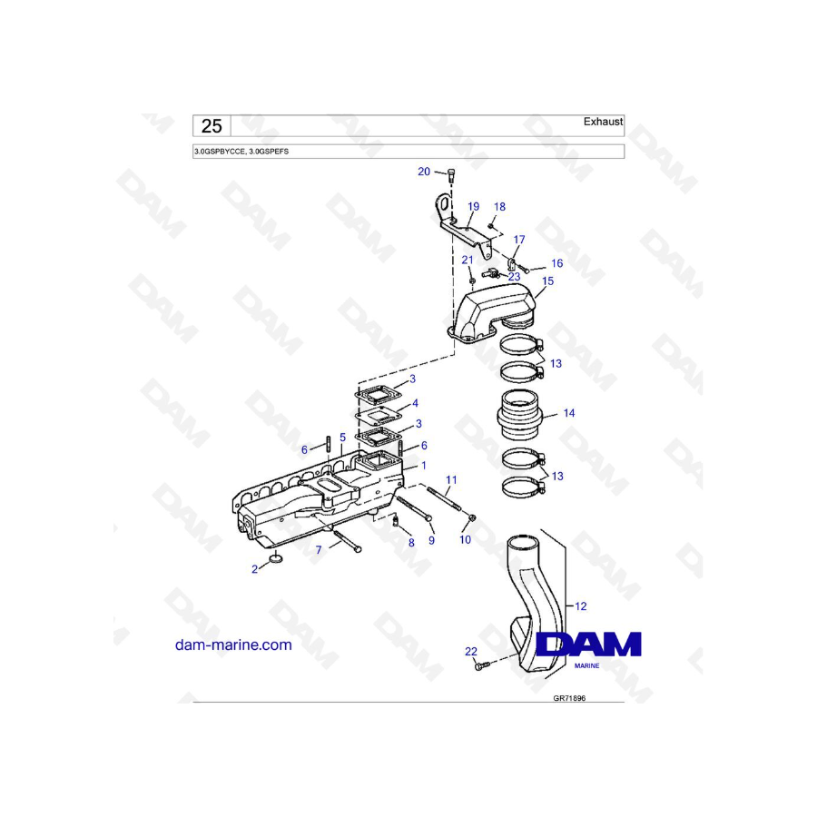 Volvo Penta 3.0L GS - Escape