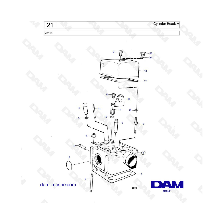 Volvo Penta MD11 - Culata