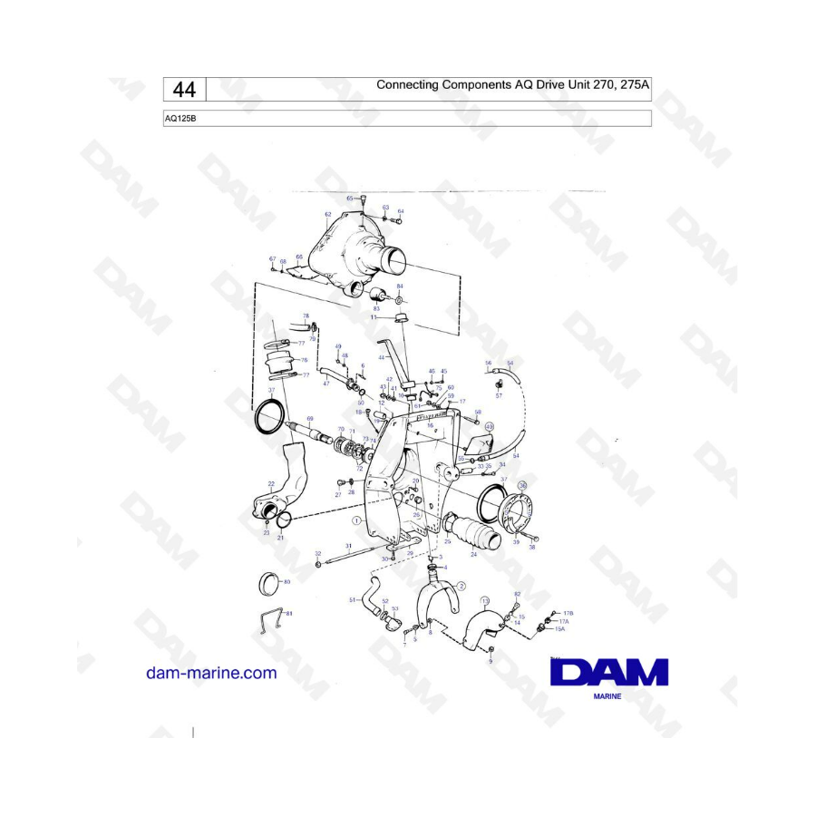 Volvo Penta AQ125 - Electrical materials