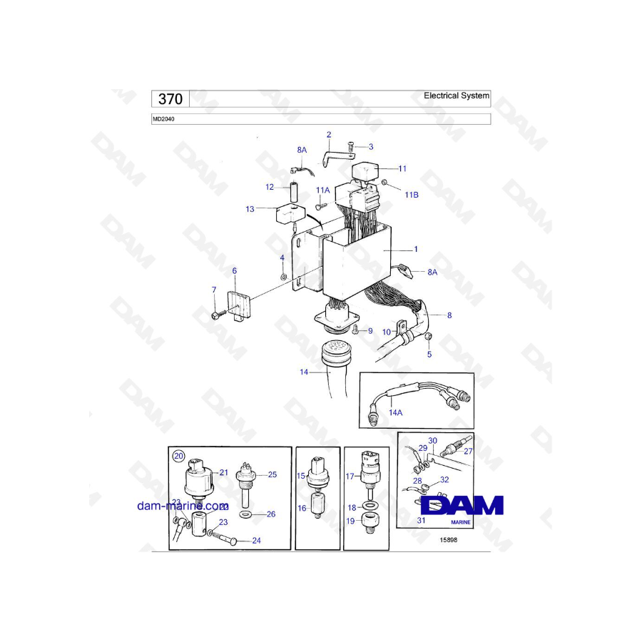 Volvo Penta MD2040 - Electrical System