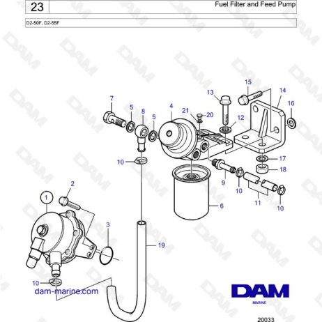 Volvo Penta D2-50F / D2-55F -