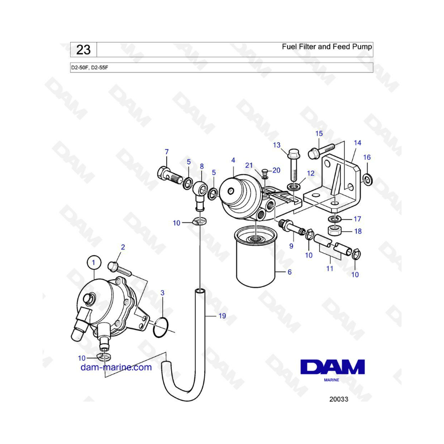 Volvo Penta D2-50F / D2-55F -