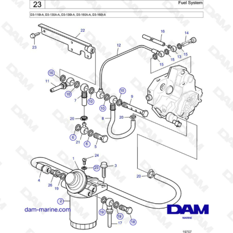 Volvo Penta D3-110I-A, D3-130A-A, D3-130I-A, D3-160A-A, D3-160I-A ...