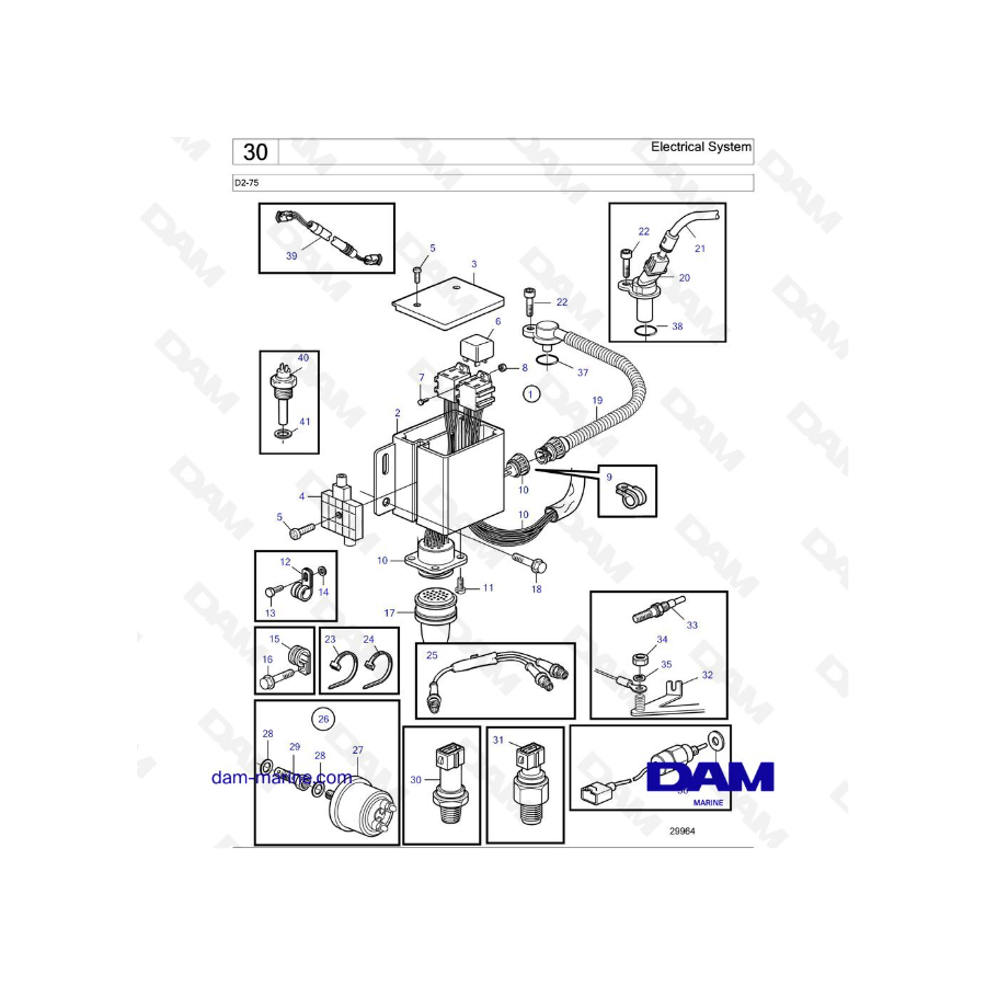 Volvo Penta D2-75 - Electrical System