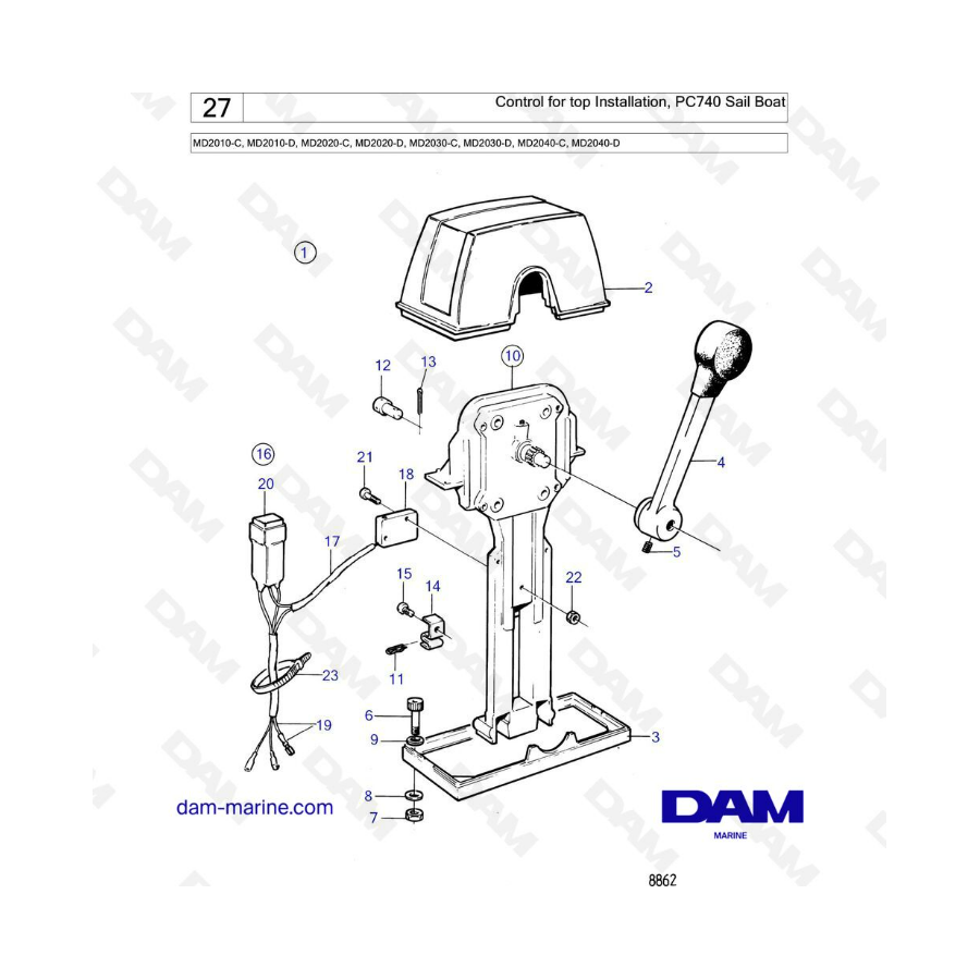 Volvo Penta MD2010-C-D / MD2020-C-D / MD2030-C-D / MD2040-C-D -