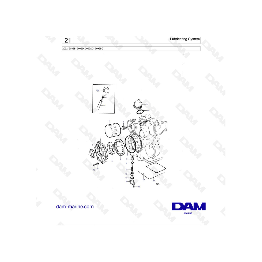 Volvo Penta 2002 - Lubricating System