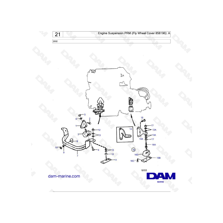 Volvo Penta 2002 - Engine Suspension PRM