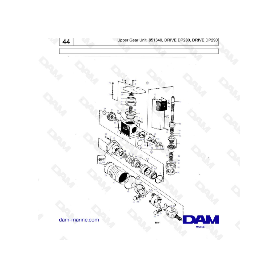 Volvo Penta 280DP / 290DP - Haut d'embase