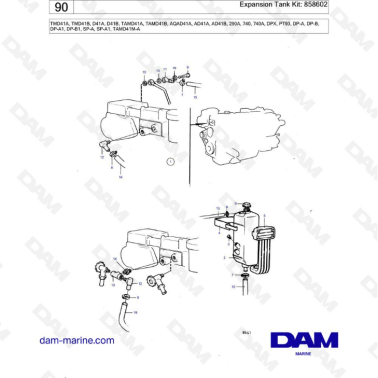 Volvo Penta TMD41A/TMD41B/D41A/D41B/TAMD41A/TAMD41B/AQAD41A/AD41A/AD41B ...