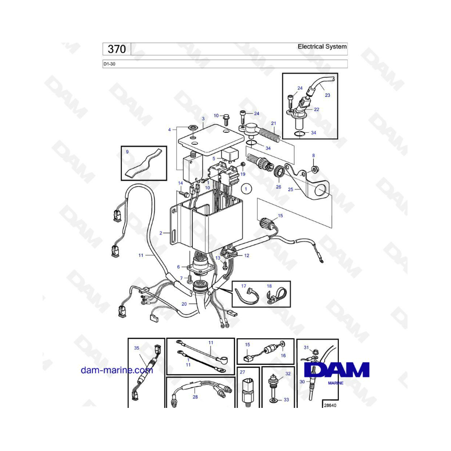 Volvo Penta D1-30 - Electrical system